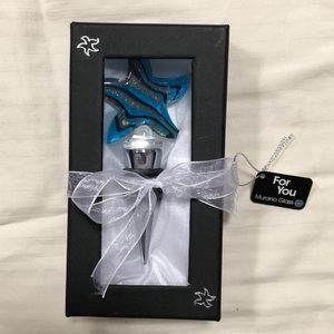 Murano Glass Starfish Wine Stopper